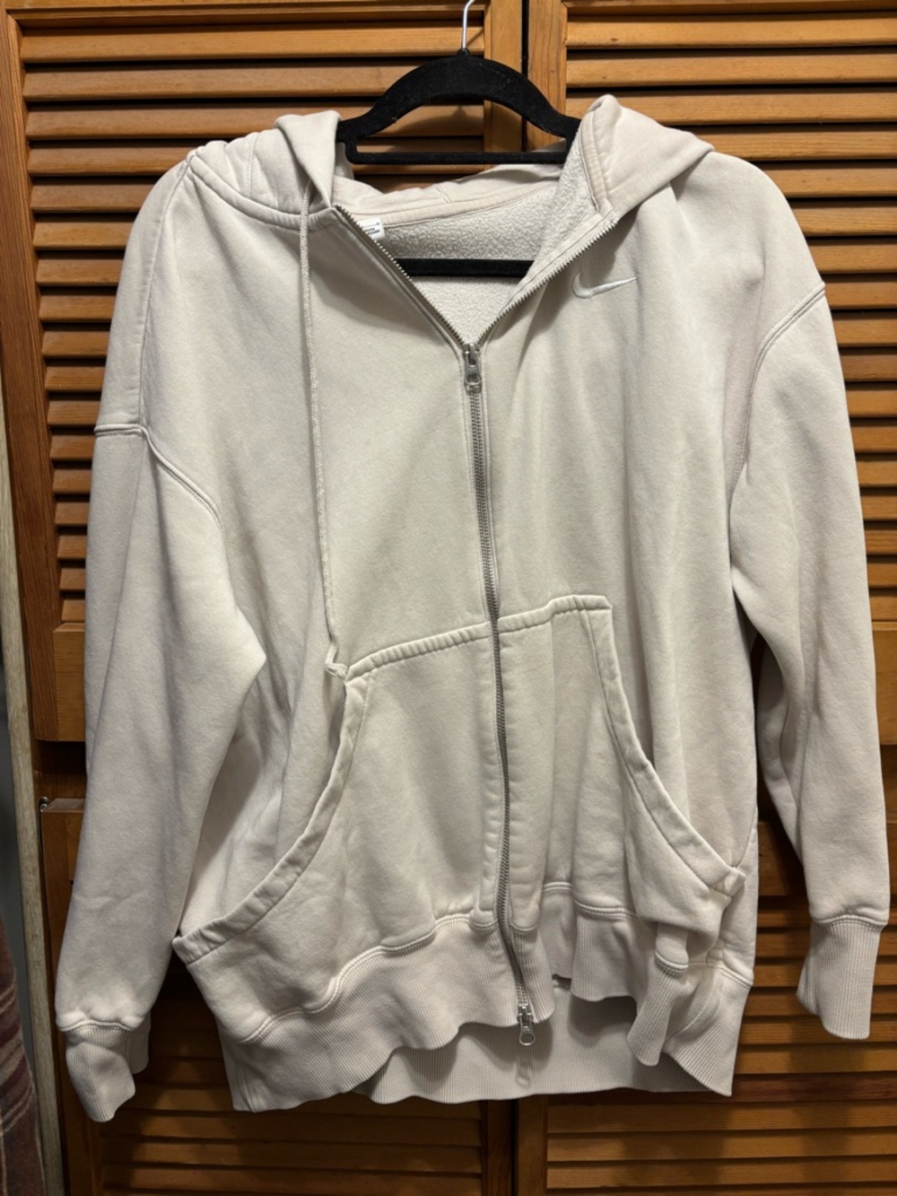 Nike Cream Full-Zip Hoodie Jacket